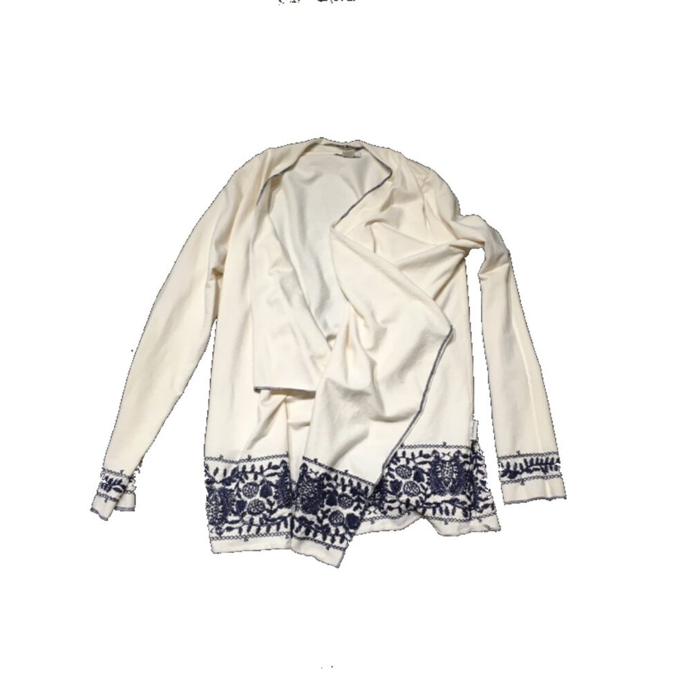 Lucky Brand Open Sweatshirt - Navy Stitching - S